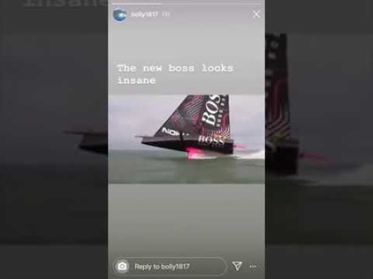 Hugo Boss poprvé na foilech (video)