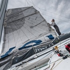 Ovládací prvky hlavní plachty