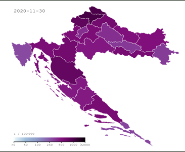 Chorvatsko zaznamenalo rekordní počet úmrtí na Covid