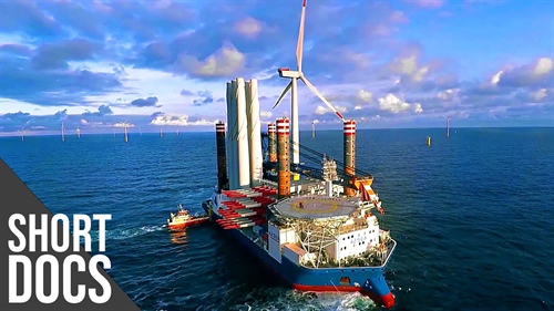 Nevýhoda obřích větrných turbín – nejsou lodě, které by je mohly stavět