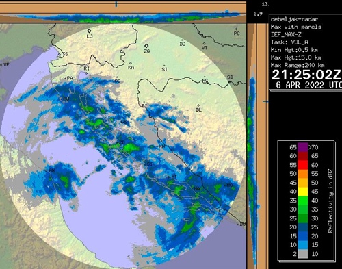 Nový meteorologický radar na Jadranu