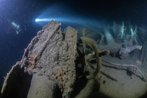 Potápěči našli po 105 letech vrak britské minolovky
