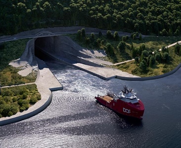 Po 150 letech úvah Norové začnou razit lodní tunel