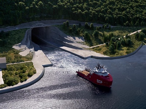 Po 150 letech úvah Norové začnou razit lodní tunel