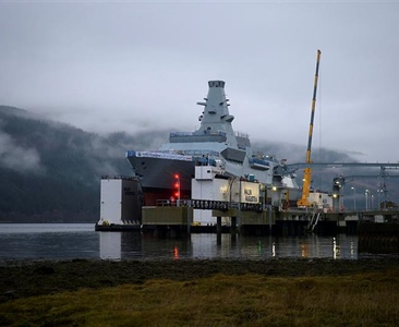 Britská vojenská loď se stala terčem sabotáže