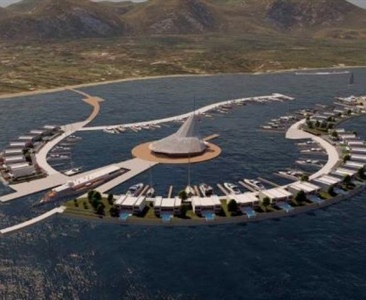 U Korfu má vzniknout luxusní marína na umělém ostrově