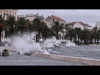 Moře zaplavilo chorvatské přístavy
