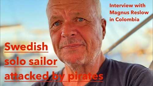 Světlice a kladivo. Zbitý švédský sólojachtař zahnal kolumbijské piráty