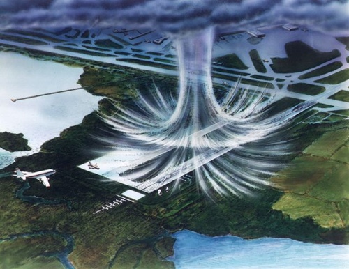 Byl to downburst co potopilo Bayesian?