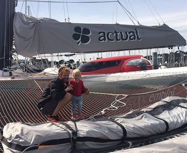 Milan Koláček – zpráva z trimaranu Actual