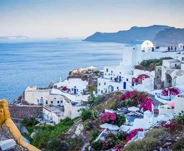Poplatek za návštěvu Santorini
