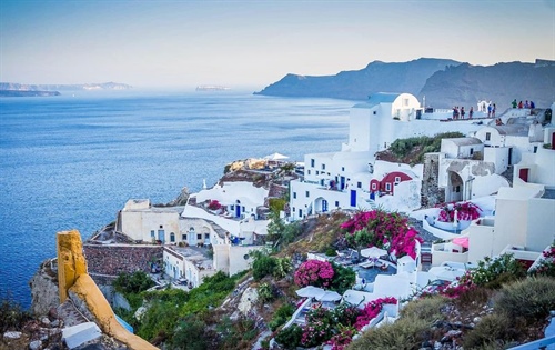 Poplatek za návštěvu Santorini