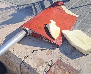 Varování před bójemi v Brbinji (Dugi otok)