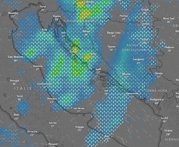 Pozor, počasí v Chorvatsku se bude měnit!
