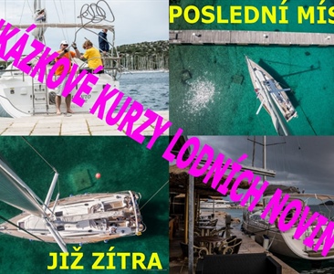 Poslední šance na ukázkový kurz Lodních novin. Už zítra