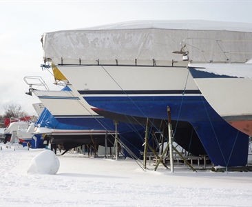Správné uložení jachty na zimu