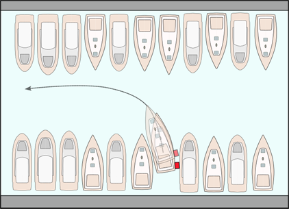 Nebezpečný přívěsný motor na zádi