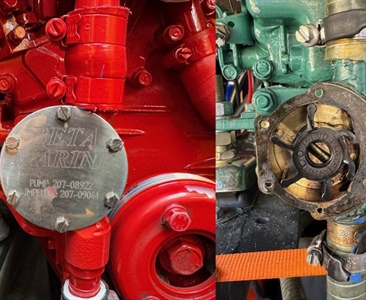 Motor běží a rozezní se alarm