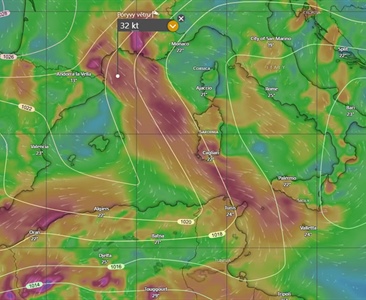 Nebezpečné počasí ve Středomoří: 24, 48 a 72 hodin