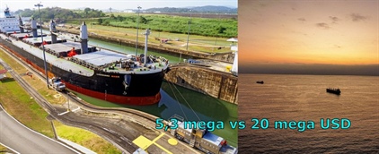 Panamský průplav za 5,3 milionu. Hormuz stojí tanker 20 milionů