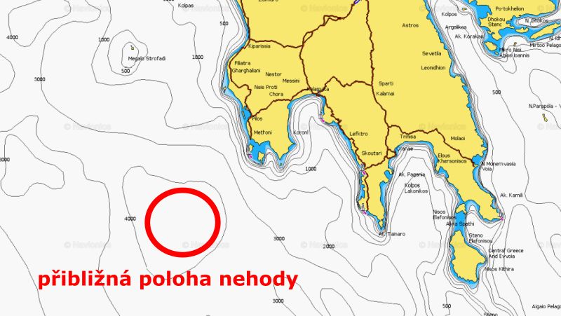 Tragické překlopení lodě s migranty u Peloponésu