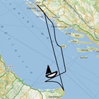 Zadar – Vieste a zpět pouze s klasickou navigací
